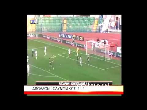 APOLLON vs Olympiakos 1-1 09/03/12 Highlights
