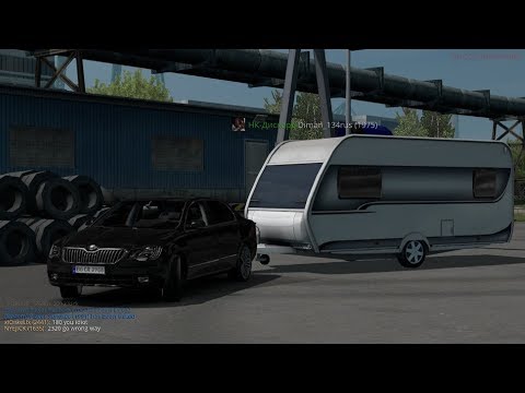 POV Driving Skoda Octavia - from Germany to Russia without Navigation - Euro Truck Simulator 2