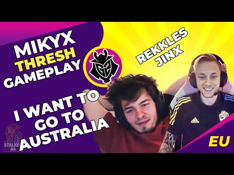G2 Mikyx Talks - I Found Jankos' Second Account! Lux Support Is Okay! ft. G2 Rekkles Jinx