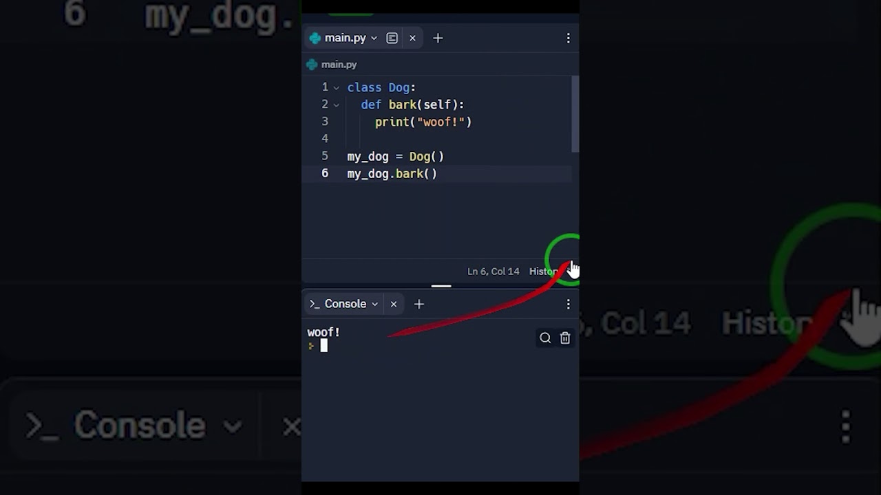 Python OOP in 30 Seconds  - For Beginners #shorts