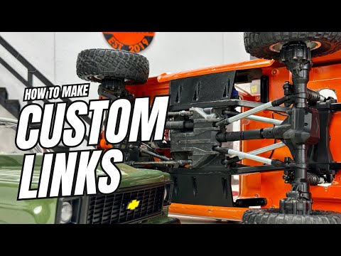 How to make custom links for RC Rock Crawlers like TRX4