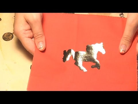 How to add foil to fabric