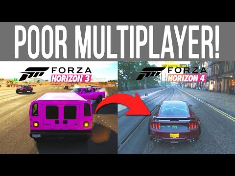 How LONG it Takes to Connect Online with Friends? Forza Horizon 4 vs Horizon 3 Multiplayer