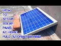 solar panel 40 watt and 12v battery details and fittings tips solar
panel setup at home 2020