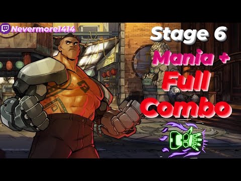 Streets Of Rage 4 Floyd - Stage 6 Mania+ Full Combo - V07