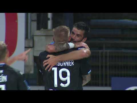 Les 4 buts de l'AJA face à l'ASNL (Jubal JR, Aly Ndom, Gaëtan Charbonnier x2)