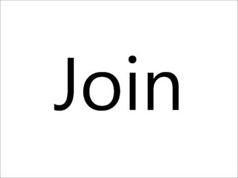 How to Pronounce Join