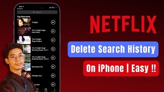 How to Delete Netflix Search History on iPhone !
