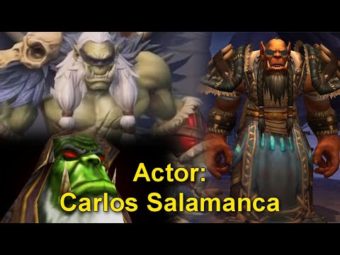 20 años de Carlos Salamanca como voz de Drek'Thar - Warcraft