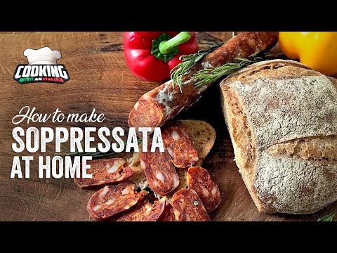 Homemade Sopressata Step by Step by an Italian at home in your fridge AUTHENTIC method
