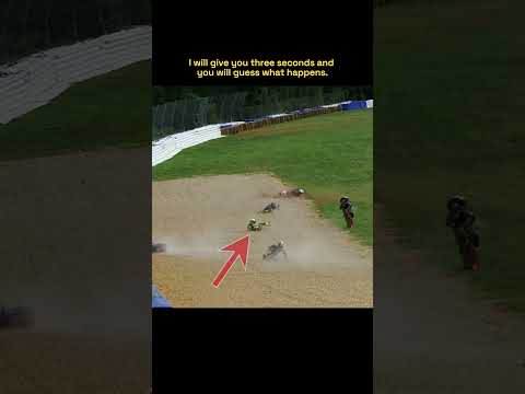 When you crash during a MotoAmerica race, anything can happen at any time