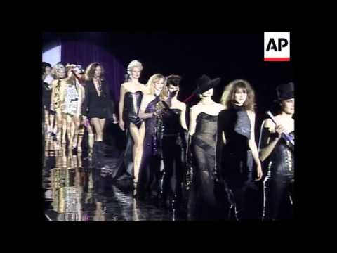 Glamour designer provides finale for London Fashion Week