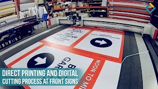 Printing and Cutting process of Business Signs for Beer Garden