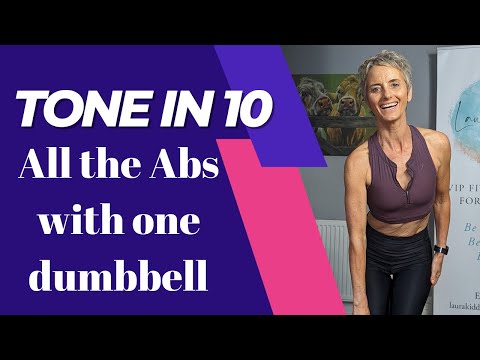 Tone in 10 All the Abs with one dumbbell