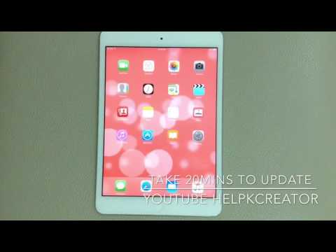 iPad mini Live Update iOS 9.3.2 to 9.3.5 (No PC or Mac or iTunes require)