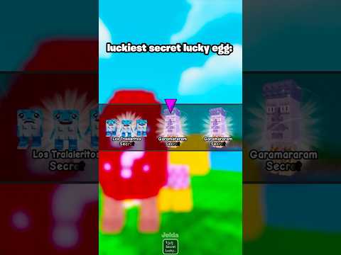 The luckiest secret lucky egg in Plants Vs Brainrots 😳