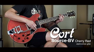 Video thumbnail for Cort Source-BV Cherry Red elektromos gitár by HangszerPláza