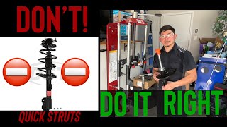 How to Properly Replace Struts Suspension on a Lexus and Toyota Vehicles