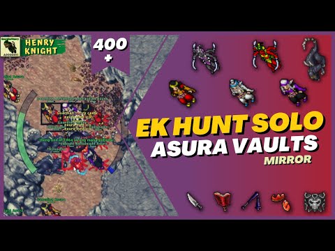 TIBIA: EK HUNT SOLO #35 ASURA MIRROR (MIRROR) - ASURA VAULTS