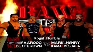War Zone: WWF Attitude Sims - Faarooq vs D&#39;lo Brown vs Mark Henry vs Kama Musuafa (REQUEST)