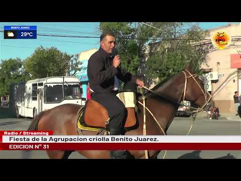 Fiesta anual  de la Agrupacion criolla Benito Juarez. -