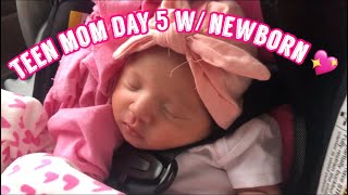 24 HOURS WITH MY NEWBORN | PREGNANT AT 15 |TEEN MOM💗