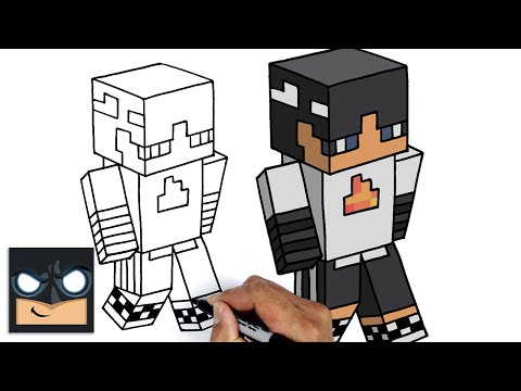 Cartooning Club How to Draw - How To Draw SapNap | Dream SMP || Minecraft Skin Tutorial