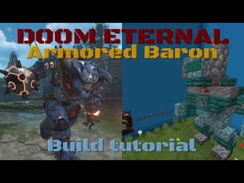 The Benjaman - Minecraft DOOM Eternal! Armored Baron! Tutorial, Multiple poses