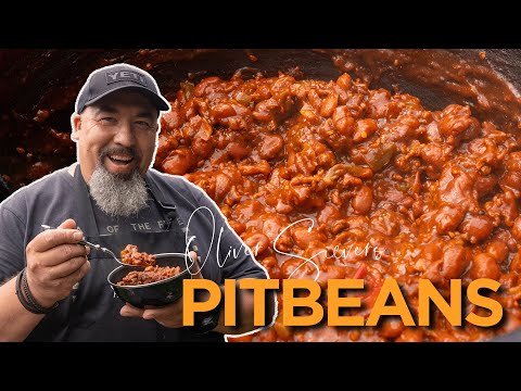 BBQ PIT BEANS - One of the best BBQ side dishes! 🔥🫘