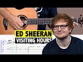 Ed Sheeran - Visiting Hours // Guitar Tutorial + TAB
