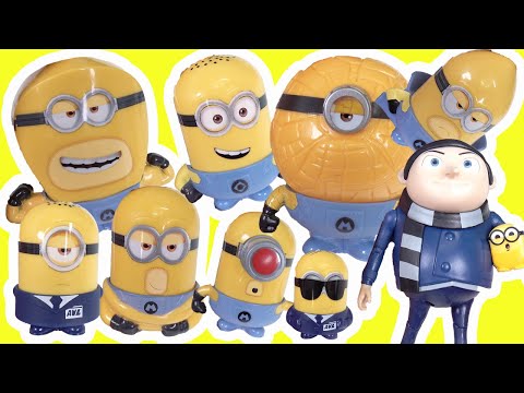 Despicable Me 4 Movie Gru Opening Minions for House! Mega Minions