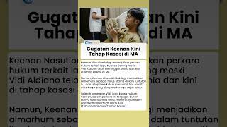 Gugatan Keenan Nasution Kini di Tahap Kasasi MA, Tetap Minta Ganti Rugi meski Vidi Aldiano Wafat