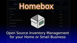 Homebox - Open Source, Self hosted Inventory and Asset Management for your home or small business!