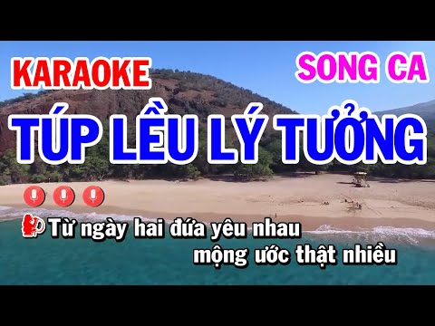 Karaoke Túp Lều Lý Tưởng Disco Remix | Nhạc Sống Song Ca | Karaoke Công Trình