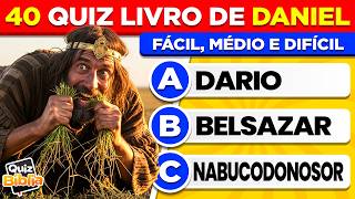 40 Perguntas Sobre o LIVRO de DANIEL: Apenas 1% Consegue Acertar Todas! | Quiz Bíblico