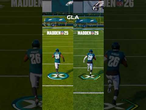 Madden 25 vs. Madden 26 - Saquon Barkley Race PS5