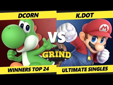Smash Ultimate Tournament - DCorn (Yoshi) Vs. K.Dot (Mario) The Grind 96 SSBU Winners Top 24