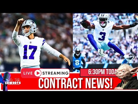 Good Dallas Cowboys News On Brandon Aubrey's Contract And George Pickens News!