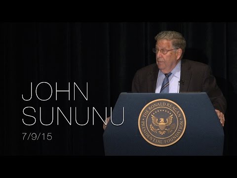 A Reagan Forum with John Sununu — 7/9/15
