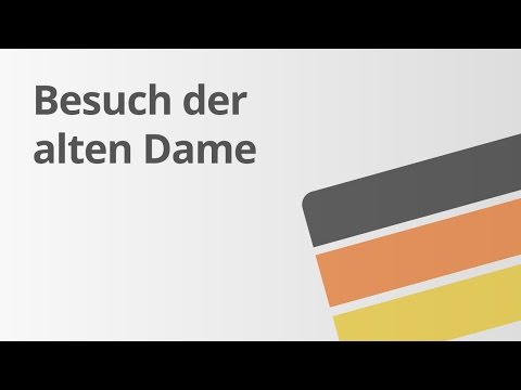 Personenkonstellation "Besuch der alten Dame" F. Dürrenmatt | Deutsch | Literatur