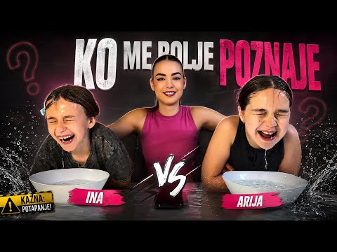 KO ME BOLJE POZNAJE? 🤔 Arija VS Ina | ROBOT je odlučio! 🤖💦