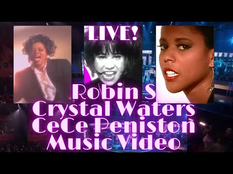 Robin S, Crystal Waters, CeCe P Live - Show Me Love, Gypsy Woman, Finally - Original Music Videos