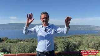 FİYATI DÜŞTÜ!!! KONTEYNER EVİ OLAN FULL DENİZ MANZARALI  ZEYTİNLİK 💰YENİ FİYATI: