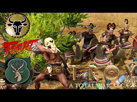 Yeet The Rocks Mr. Cyclops// Sparta vs. Dardania - Total War Troy