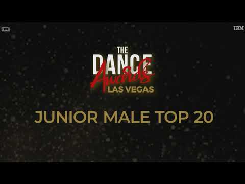 Junior Male Best Dancer Top 11/20 Announcement - The Dance Awards Las Vegas 2019