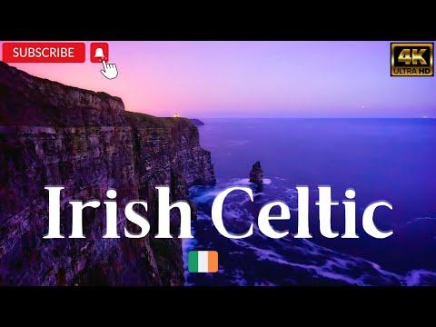 Relax & De-stress With Beautiful Celtic Ireland in 4K Magical Music & Scenic Wonders-Sleep Help...
