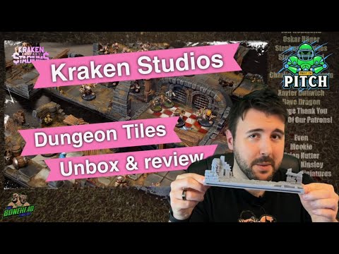 Kraken Studios Dungeon Tiles - 3D Printing Blood Bowl | Print to Pitch (Bonehead Podcast)