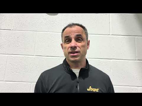 Ben McCollum reacts to Iowa basketball’s loss to Maryland