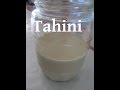 How To Make Tahini Only Two Ingredients كيفية عمل الطحينة Recipe159CFF