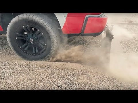 The Rock Tamers Mudflap System IN ACTION!